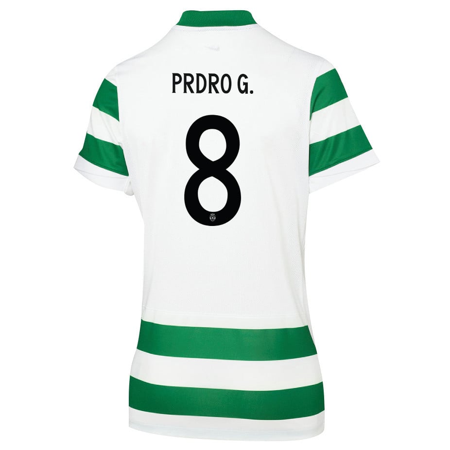 Pedro Gonçalves 8 Sporting CP 25/26 Home Women Jersey - Green/White