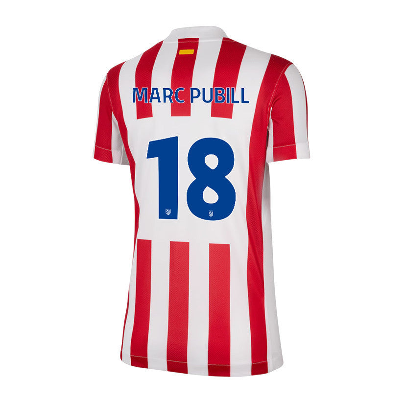 Marc Pubill 18 Atlético Madrid 25/26 Home Women Jersey - Red/White