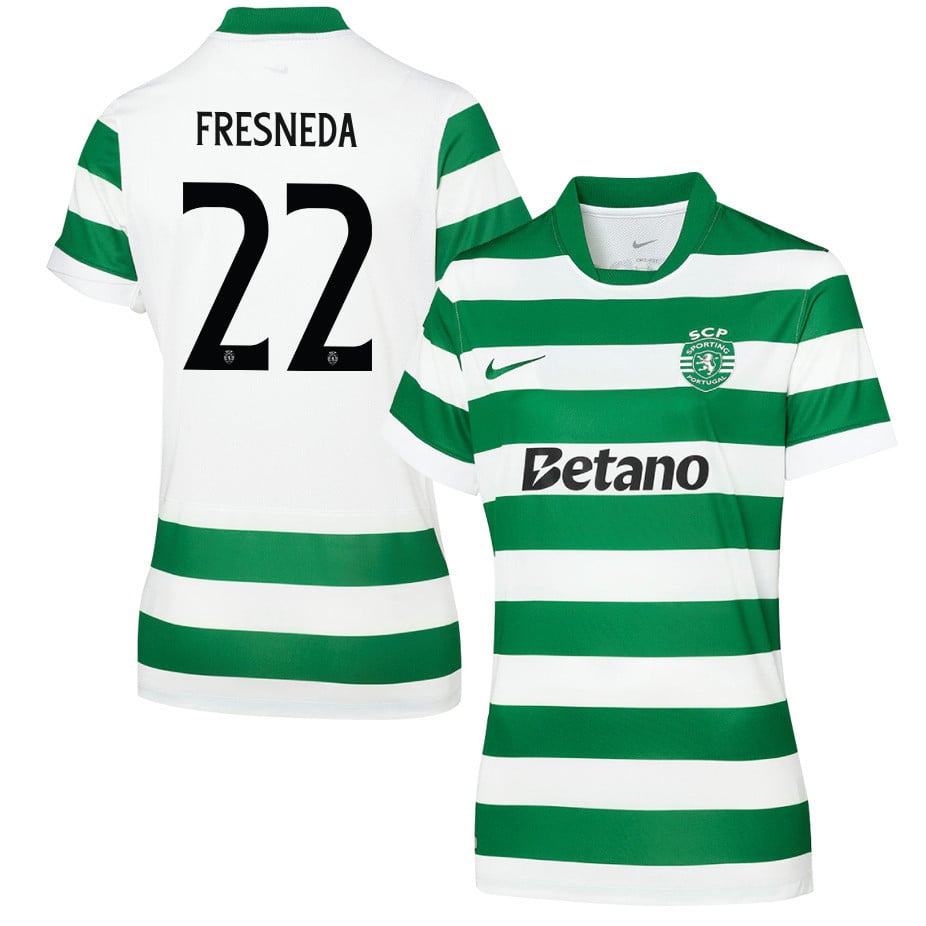 Eduardo Quaresma 72 Sporting CP 25/26 Home Women Jersey - Green/White