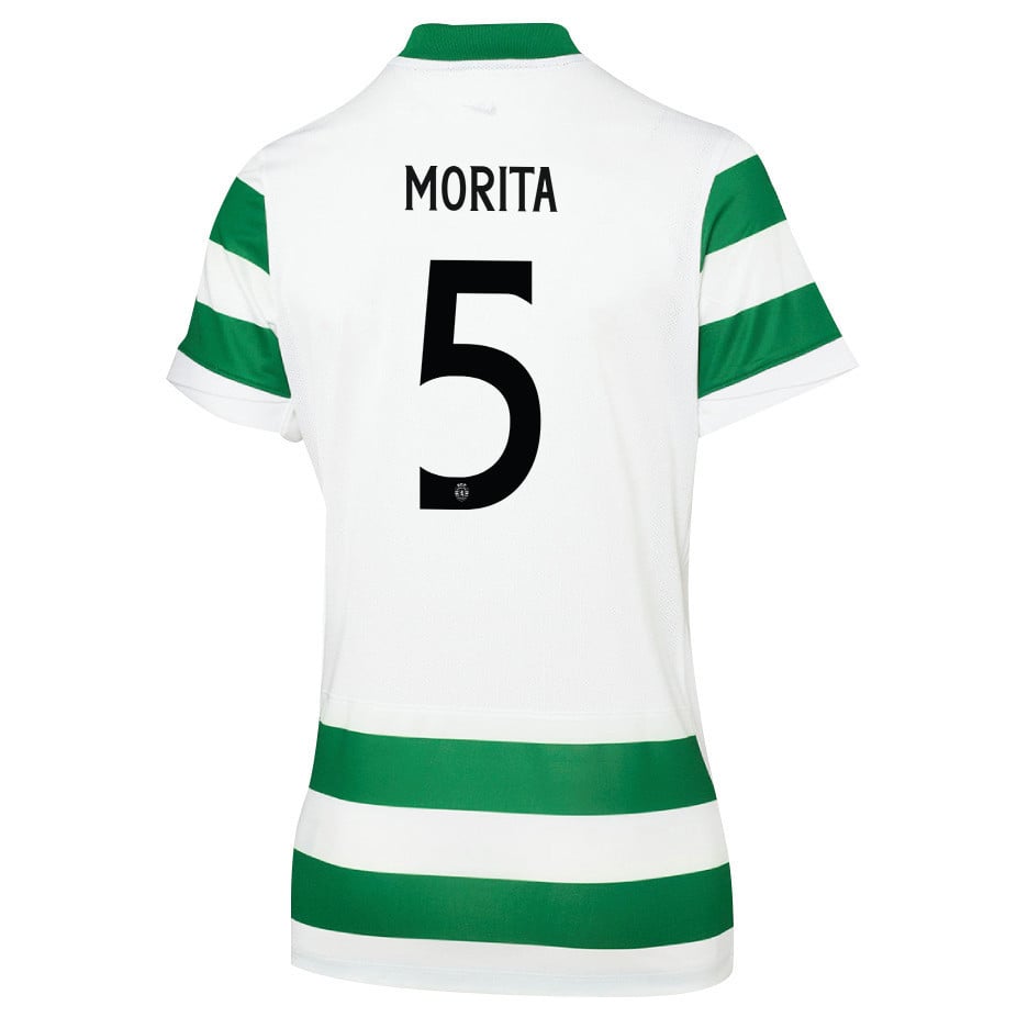 Hidemasa Morita 5 Sporting CP 25/26 Home Women Jersey - Green/White