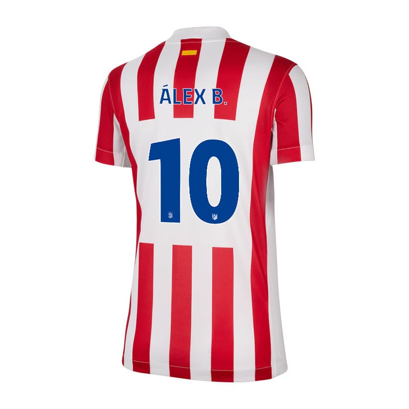 Álex Baena 10 Atlético Madrid 25/26 Home Women Jersey - Red/White