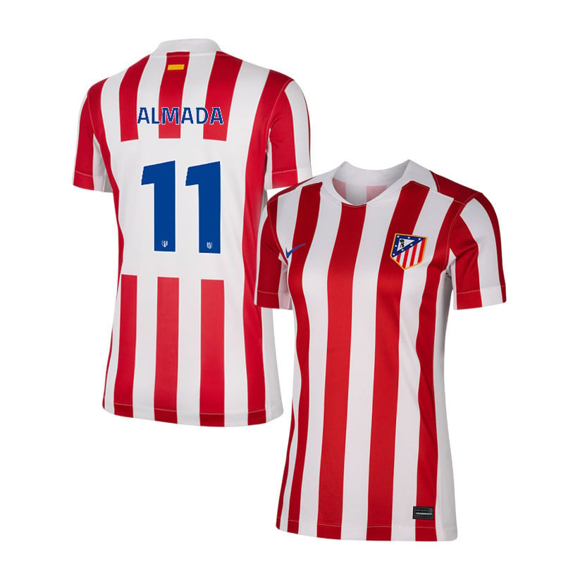 Thiago Almada 11 Atlético Madrid 25/26 Home Women Jersey - Red/White