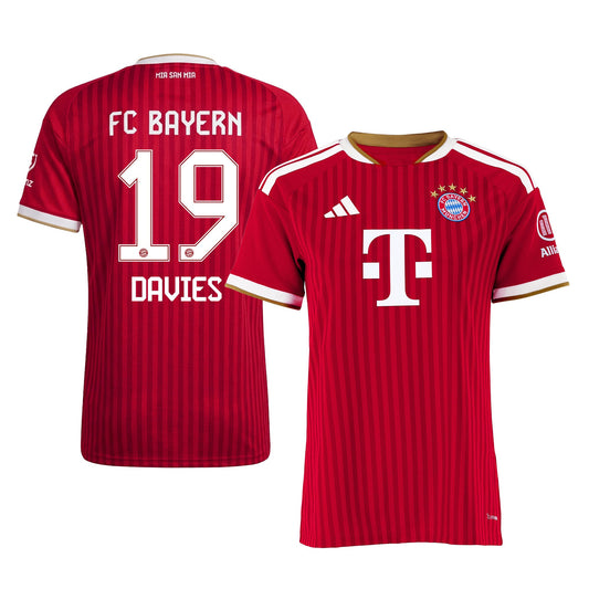 Alphonso Davies 19 Bayern Munich 2026/27 Women's Home Jersey - Red
