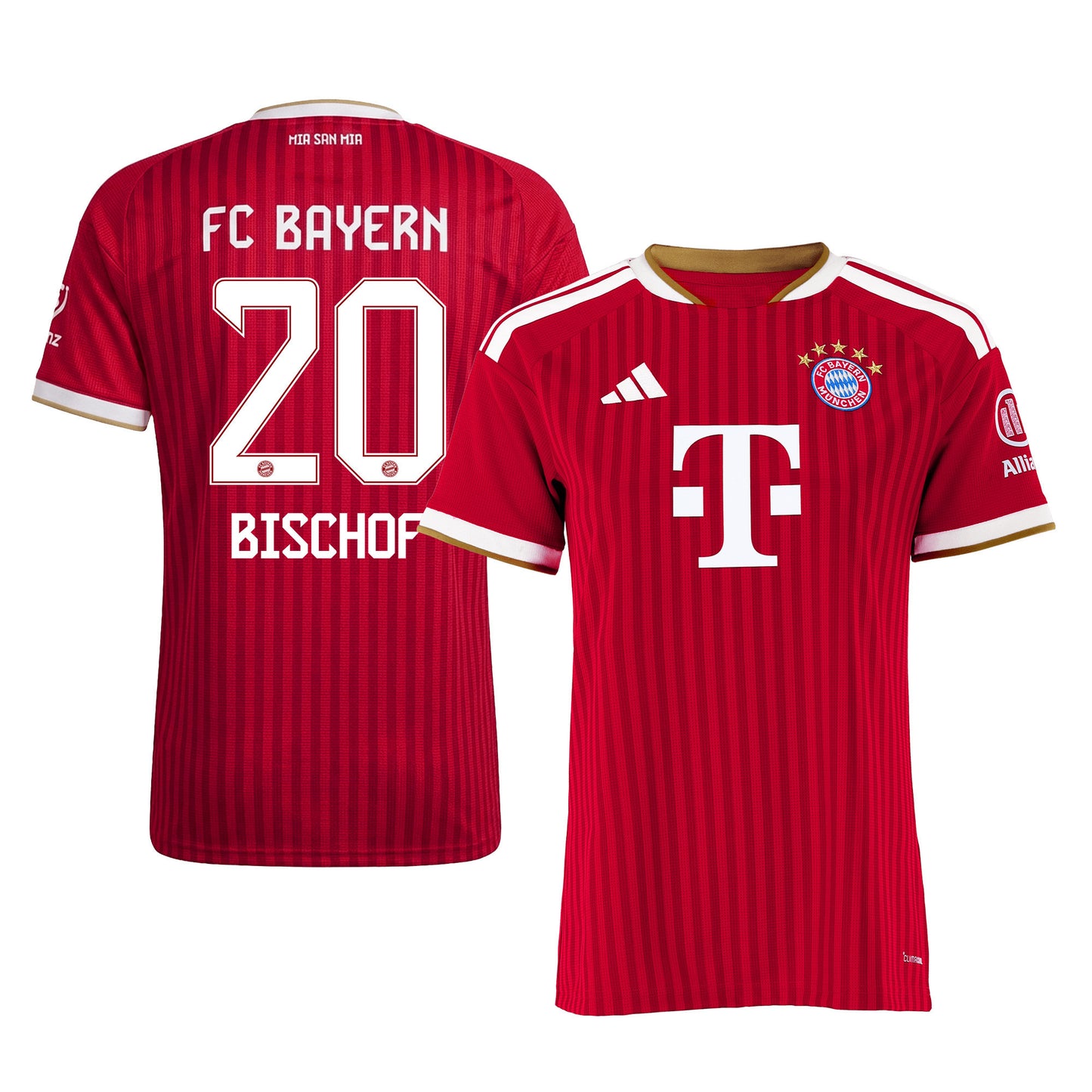 Tom Bischof 20 Bayern Munich 2026/27 Women's Home Jersey - Red