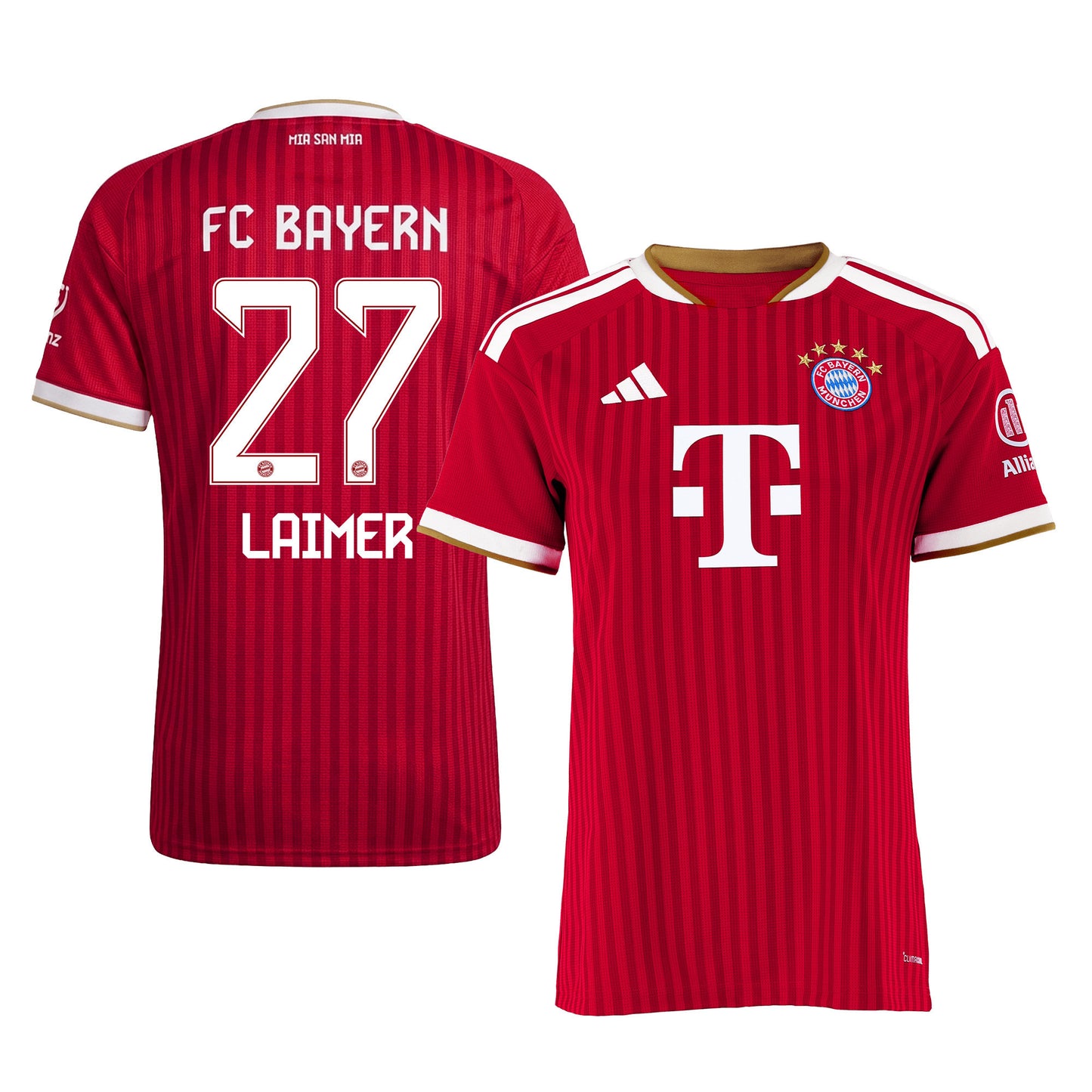 Konrad Laimer 27 Bayern Munich 2026/27 Women's Home Jersey - Red