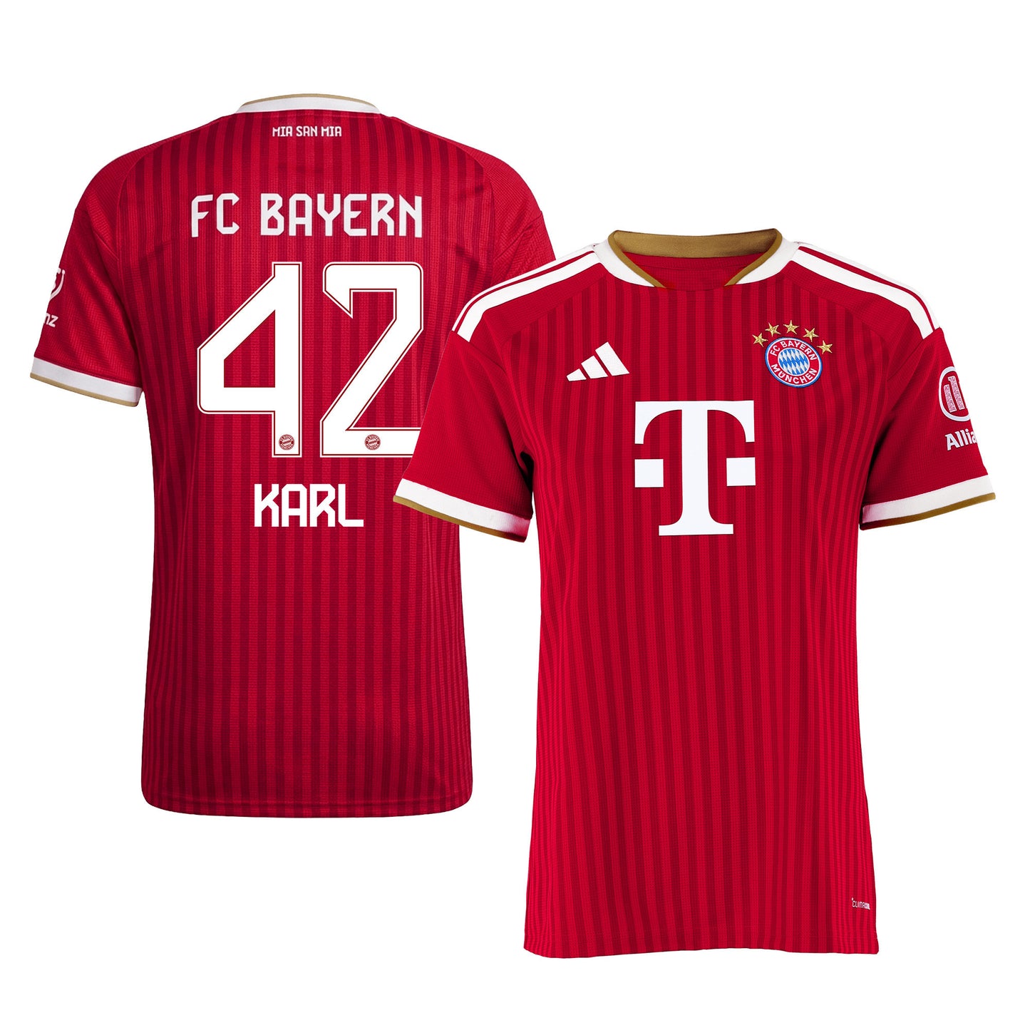 Lennart Karl 42 Bayern Munich 2026/27 Women's Home Jersey - Red