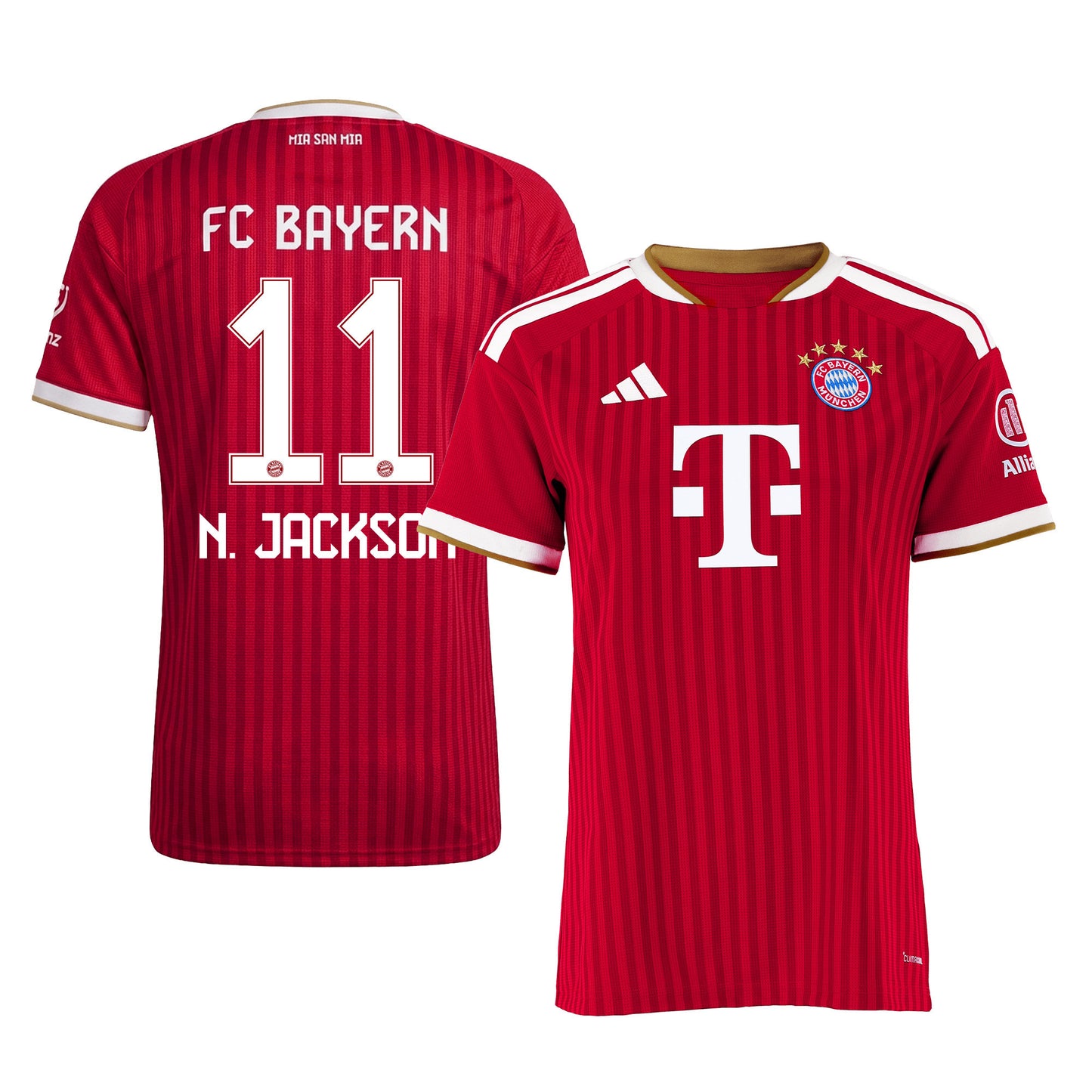 Nicolas Jackson 11 Bayern Munich 2026/27 Women's Home Jersey - Red