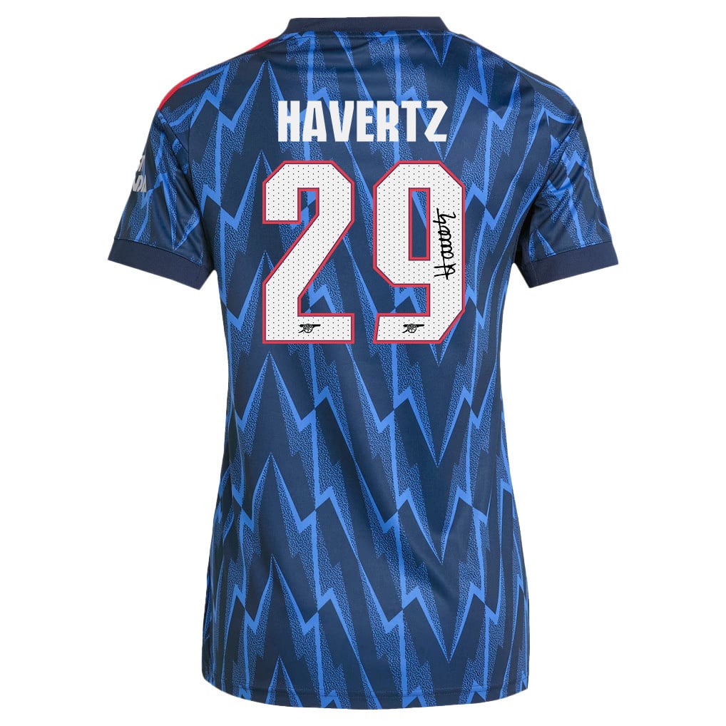 Kai Havertz 29 Signature Arsenal 25/26 Away Women Jersey - Navy Blue