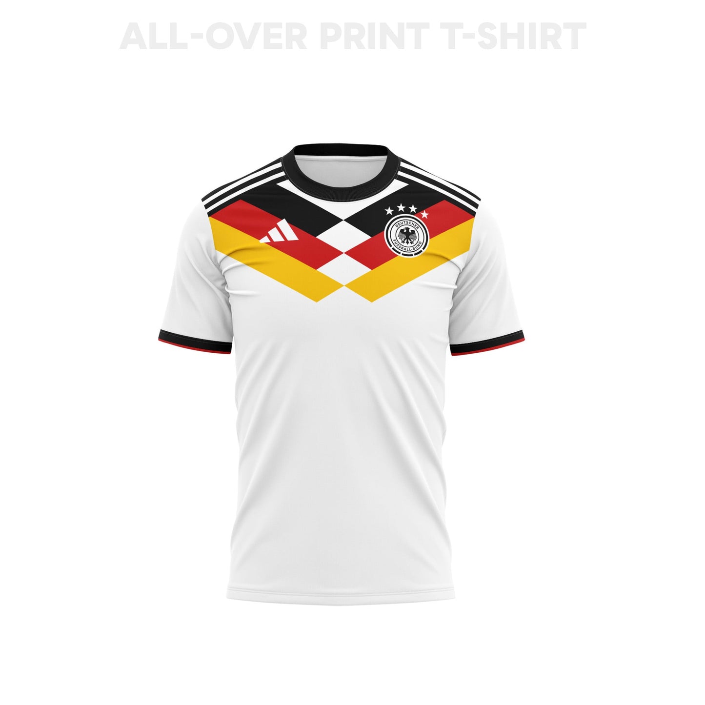 Germany 2026 Home 3D T-Shirt Fully Printed – Unisex, White