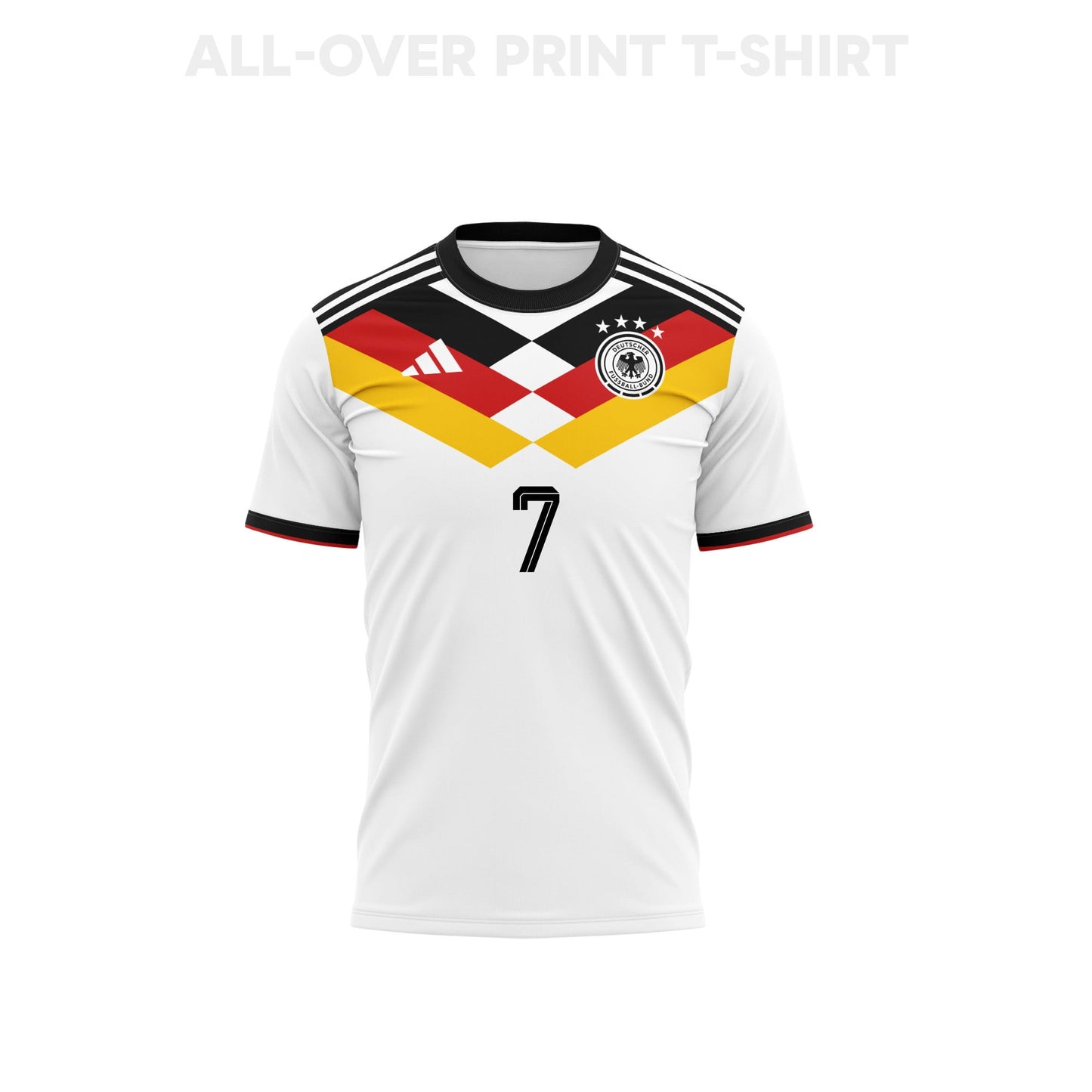 Jamie Leweling 7 Germany 2026 Home 3D T-Shirt Fully Printed – Unisex, White