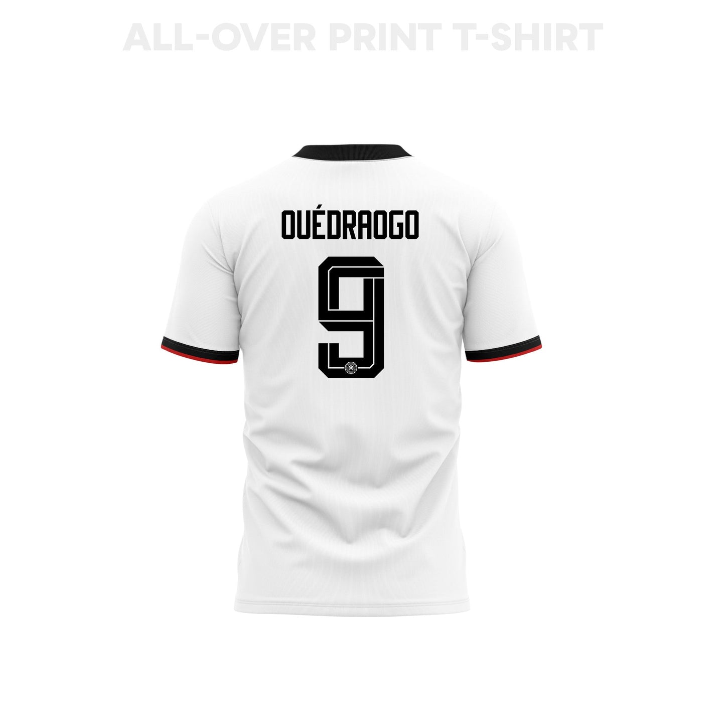 Assan Ouédraogo 9 Germany 2026 Home 3D T-Shirt Fully Printed – Unisex, White