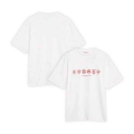 Arsenal Where We Belong 25/26 Crew T-Shirt - White