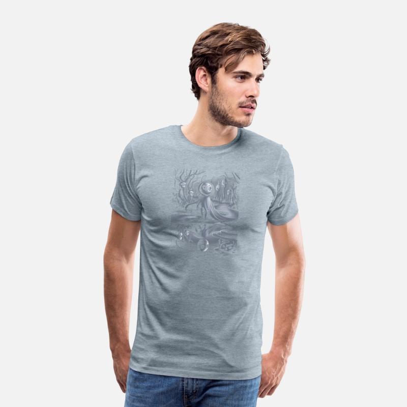Ghostly Knight Warrior Art T-Shirt