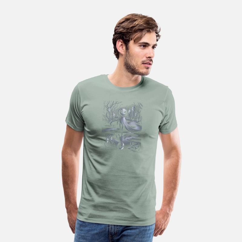 Ghostly Knight Warrior Art T-Shirt