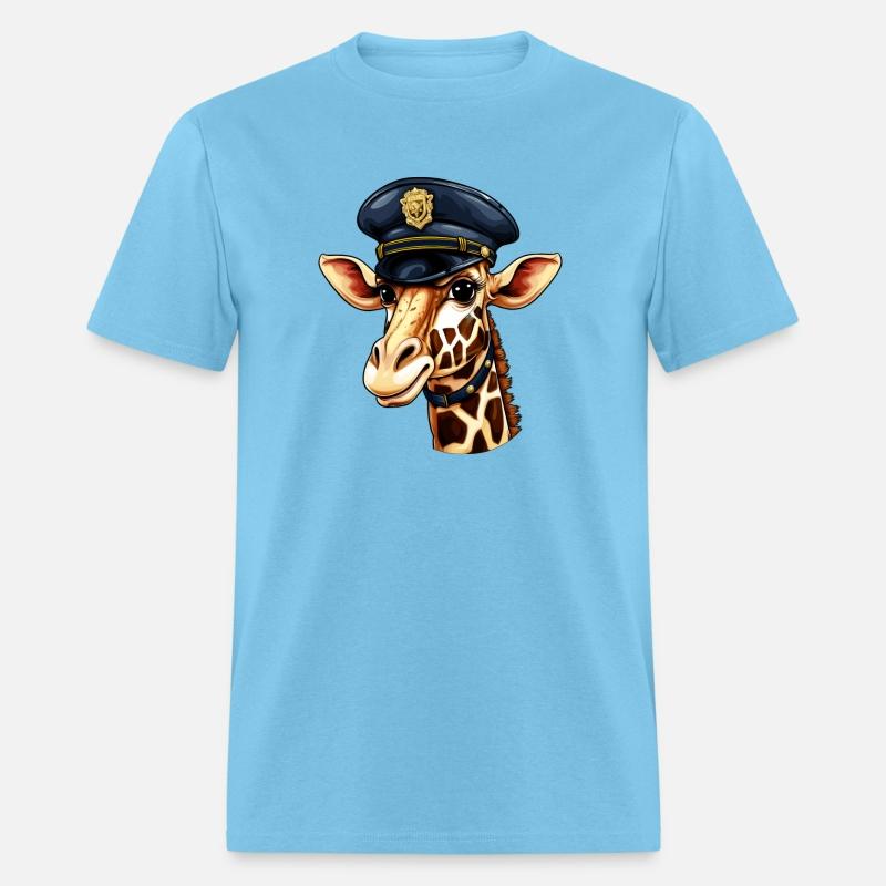 Giraffes policewoman