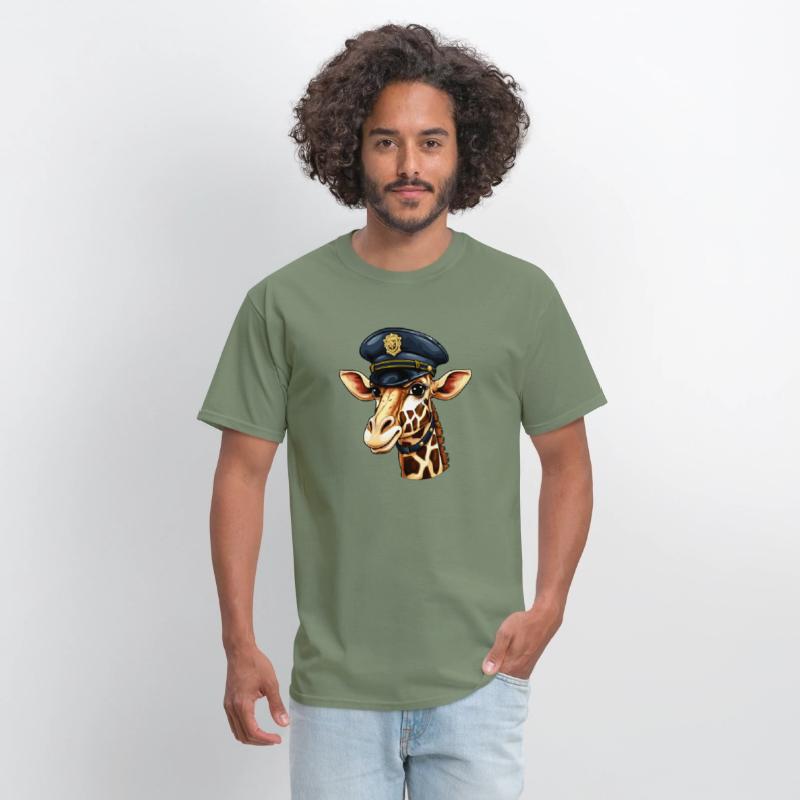 Giraffes policewoman