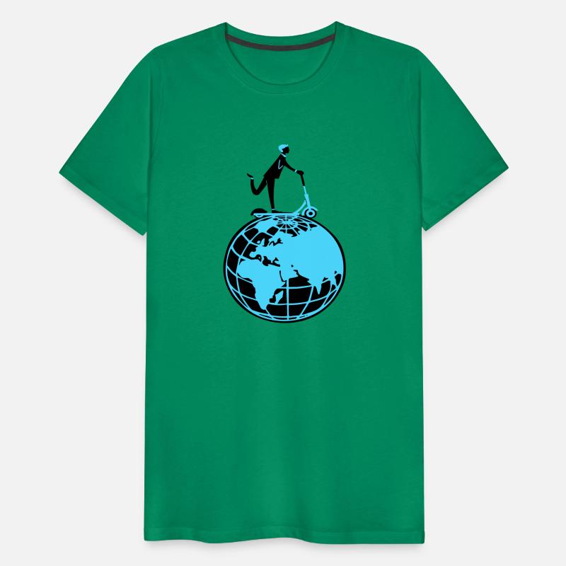 Globe Trotter on a Kick Scooter