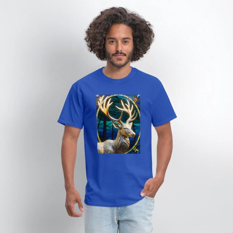 Golden Deer Sculpture