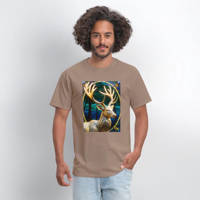 Golden Deer Sculpture
