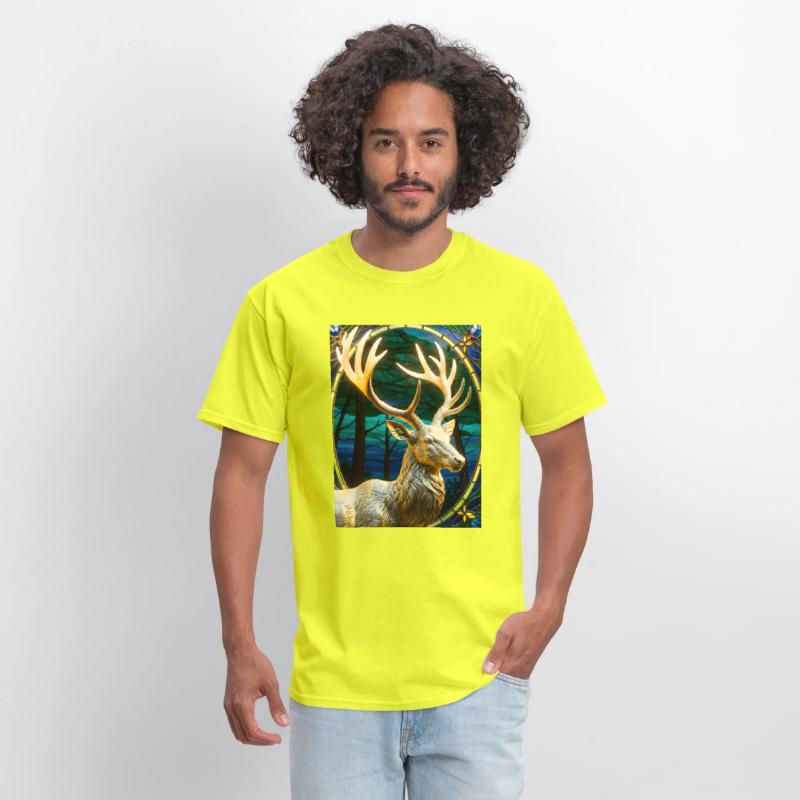 Golden Deer Sculpture
