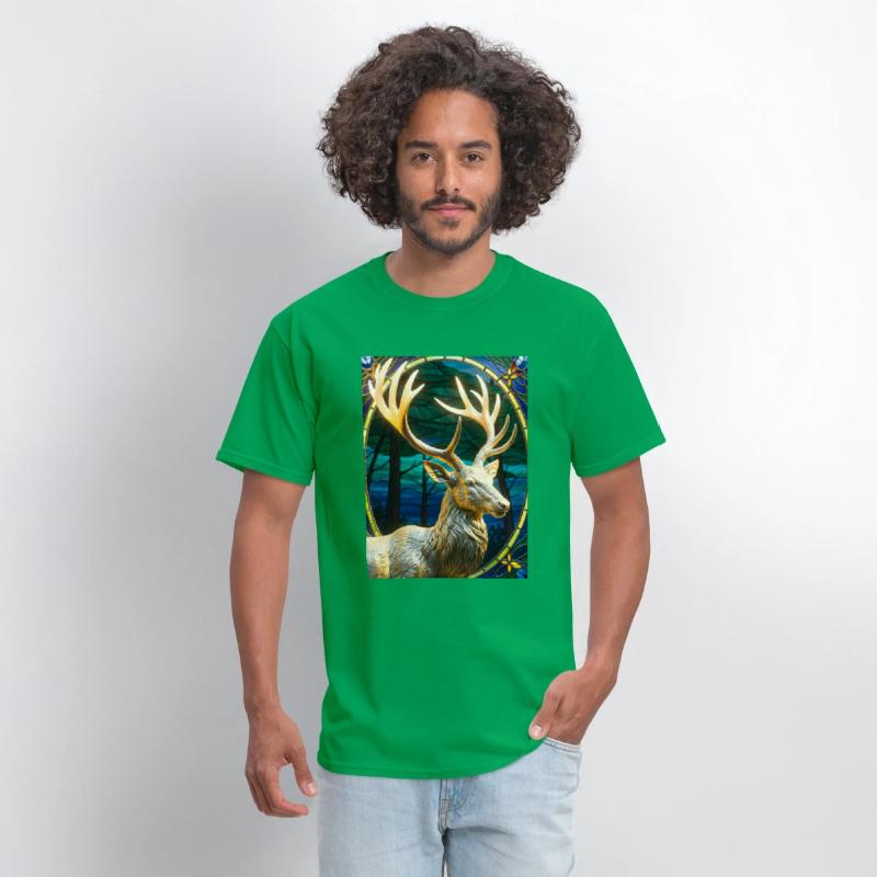 Golden Deer Sculpture