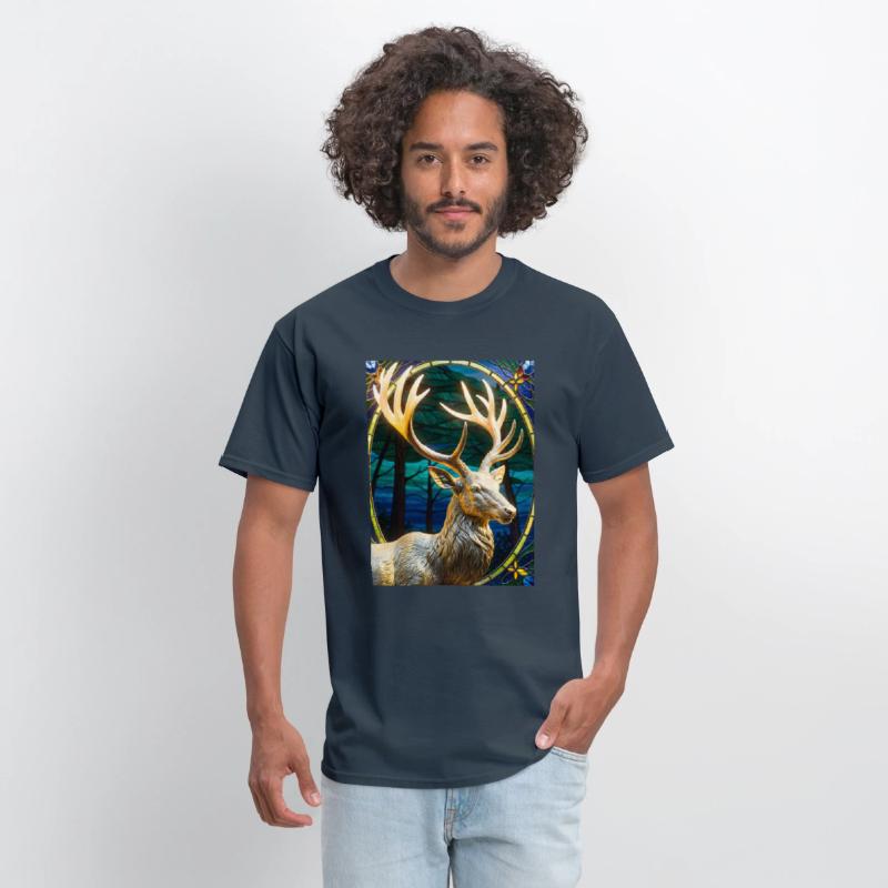 Golden Deer Sculpture