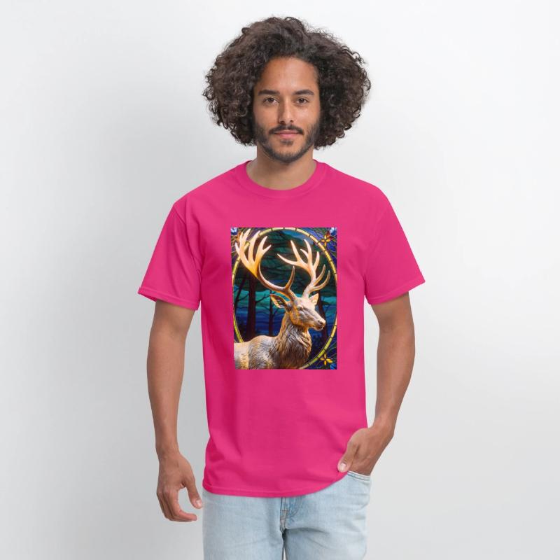 Golden Deer Sculpture