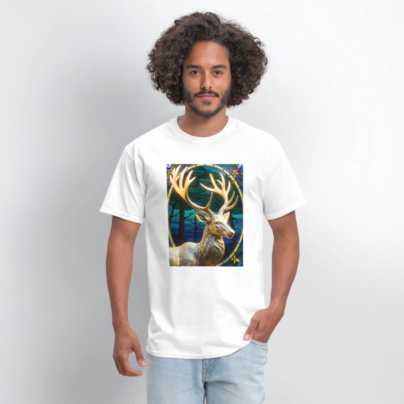 Golden Deer Sculpture