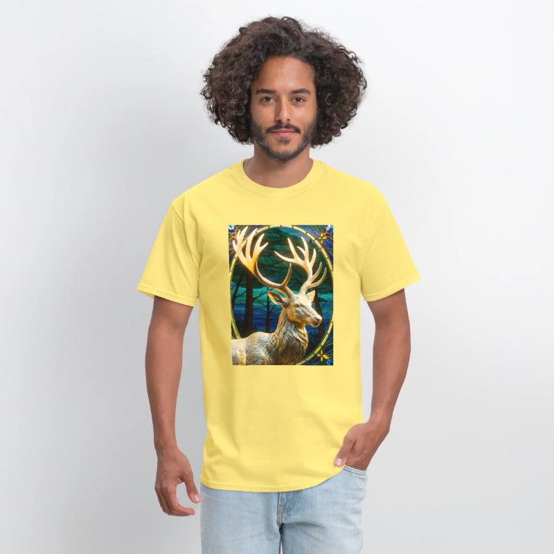 Golden Deer Sculpture