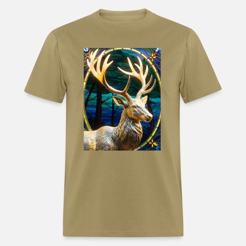 Golden Deer Sculpture