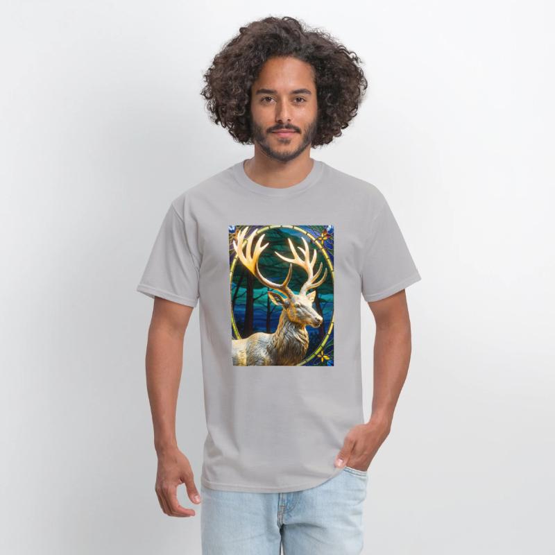 Golden Deer Sculpture