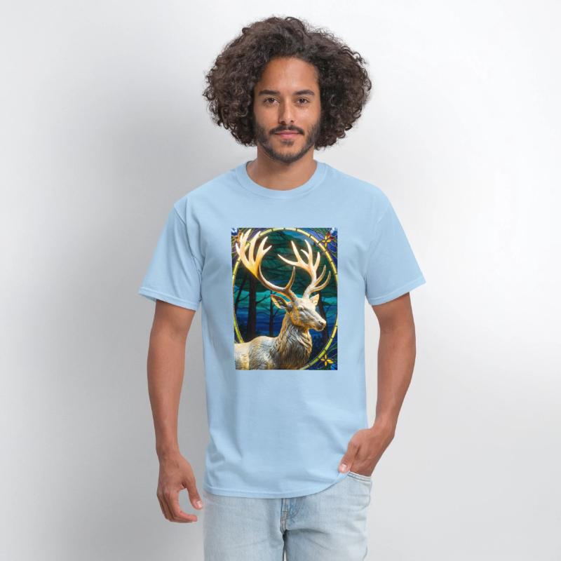 Golden Deer Sculpture