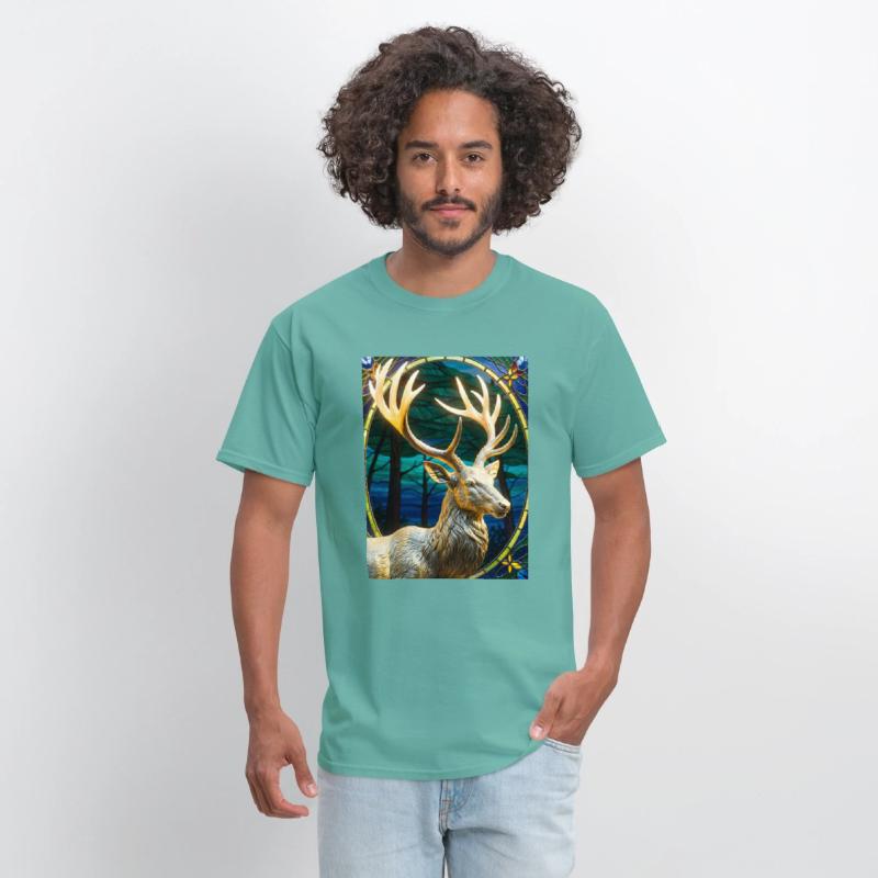 Golden Deer Sculpture