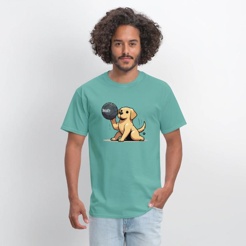 Golden Retriever CrossFit: Wall Ball Wonders