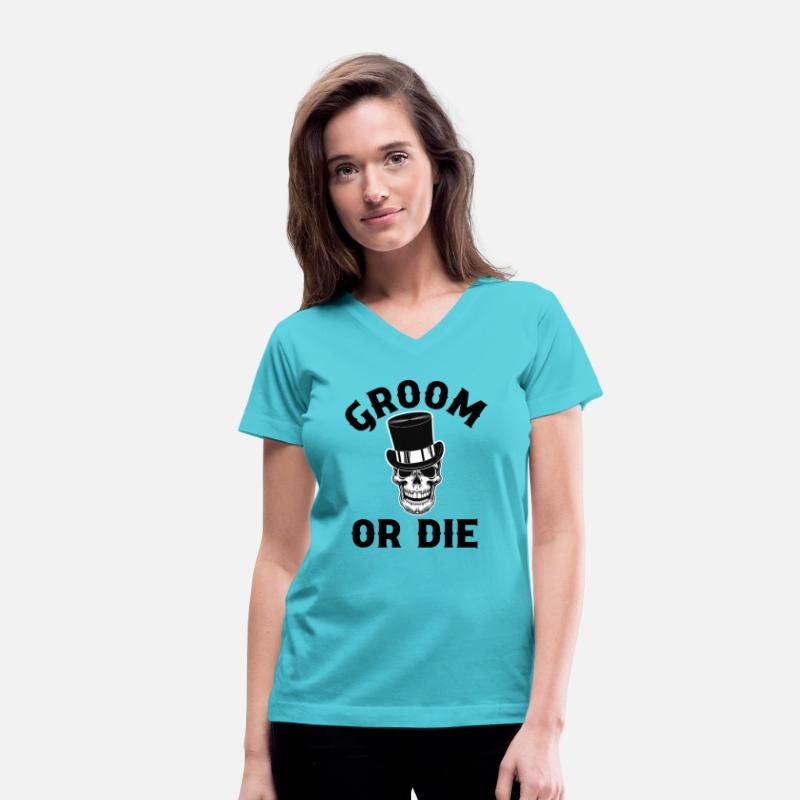 Gothic Wedding Groom Or Die Skull Top Hat Design