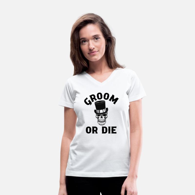 Gothic Wedding Groom Or Die Skull Top Hat Design
