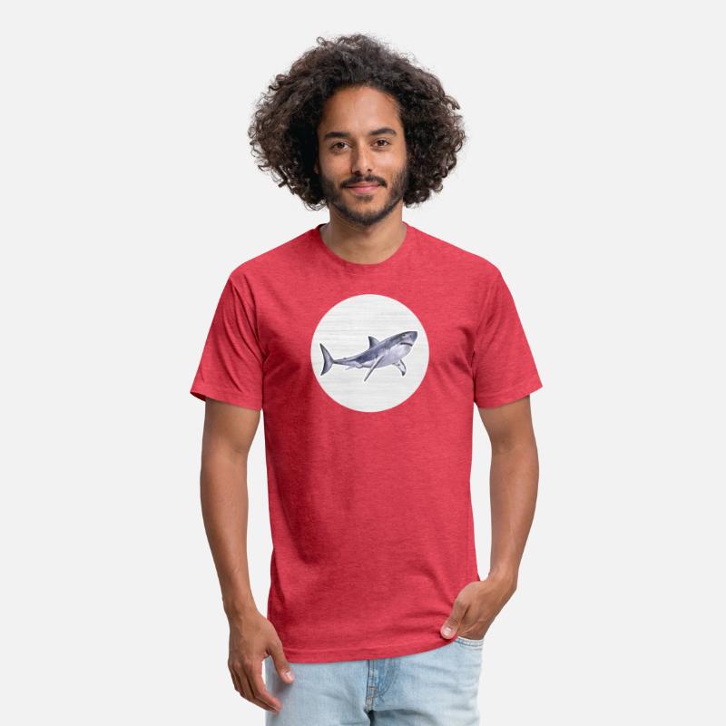 Great white shark Watercolor Drawing