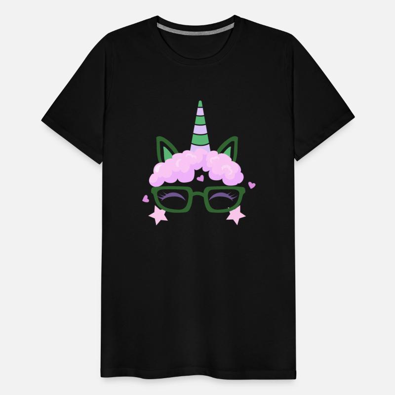 Green Shamrocks Irish Cute Unicorn Girls St Patric