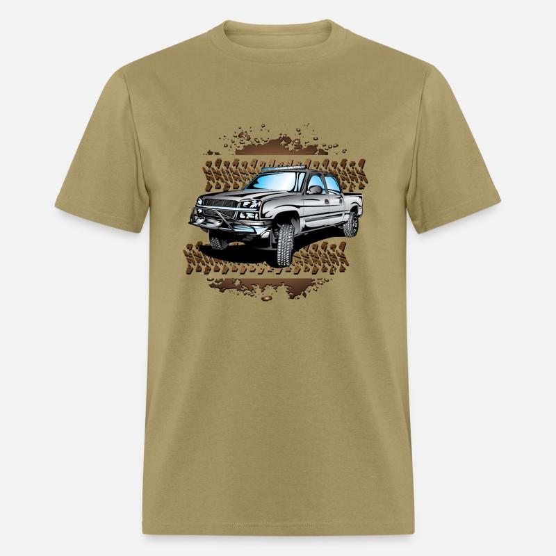 Grey Muddy Chevy Truck