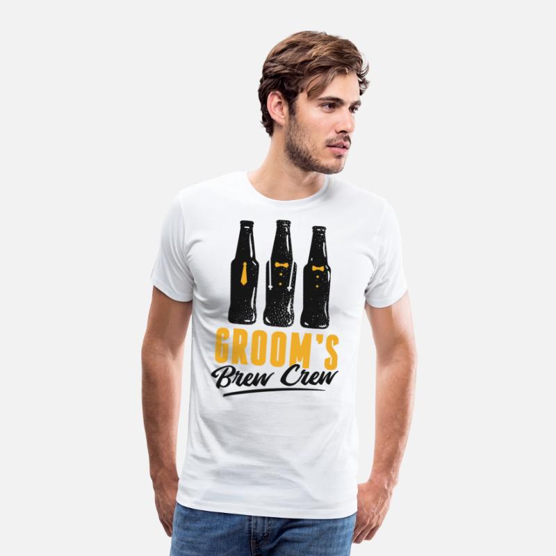 Groom's Brew Crew Beer Bottles