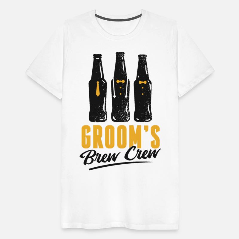 Groom's Brew Crew Beer Bottles