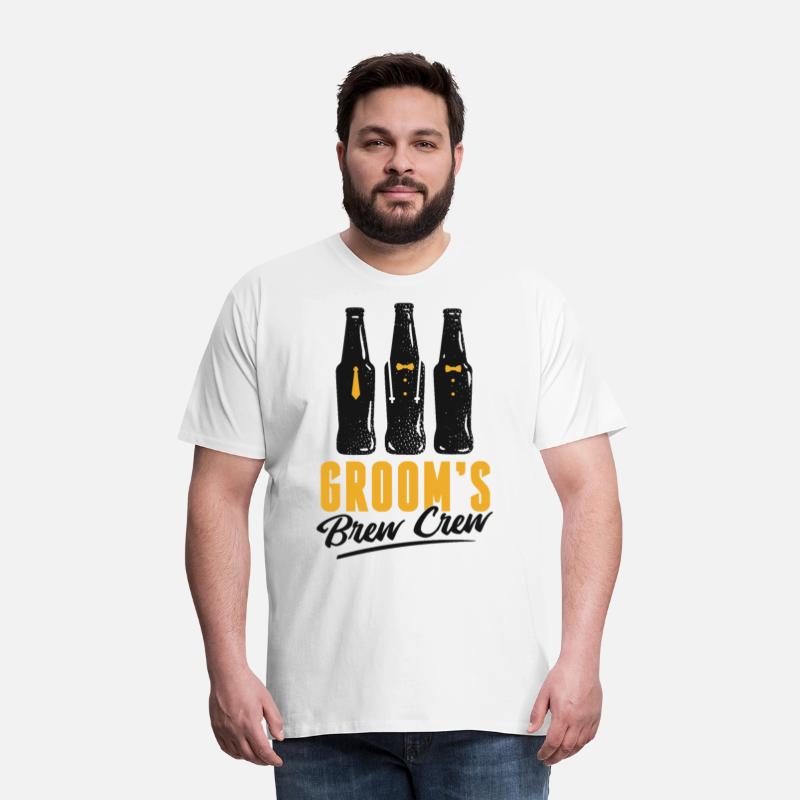 Groom's Brew Crew Beer Bottles