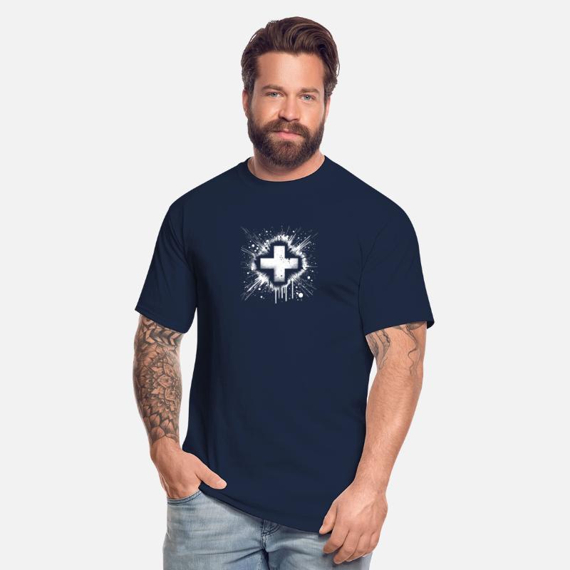 Grunge Swiss Cross