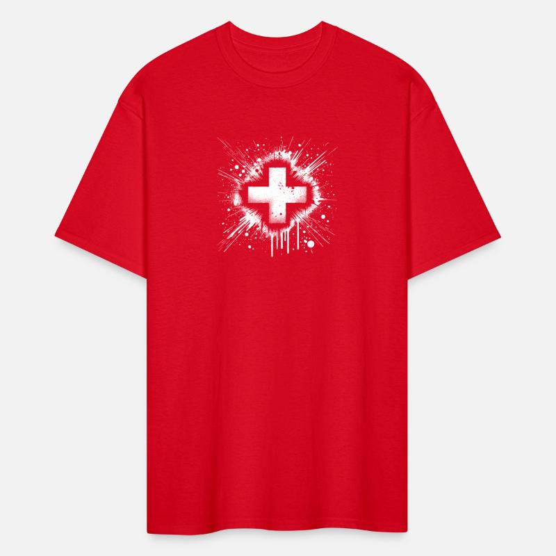 Grunge Swiss Cross