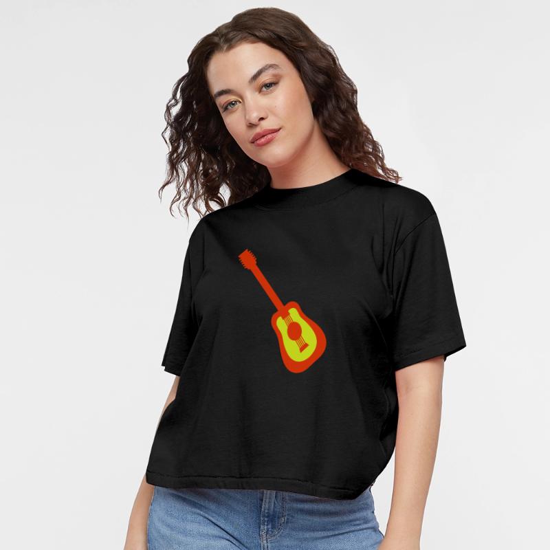 Guitar Logo Guitarist Playing Rock Music Bassist