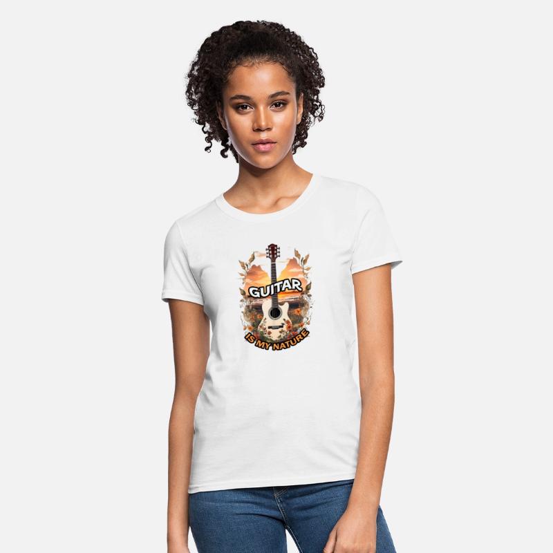 Guitar Typography T shirt Design