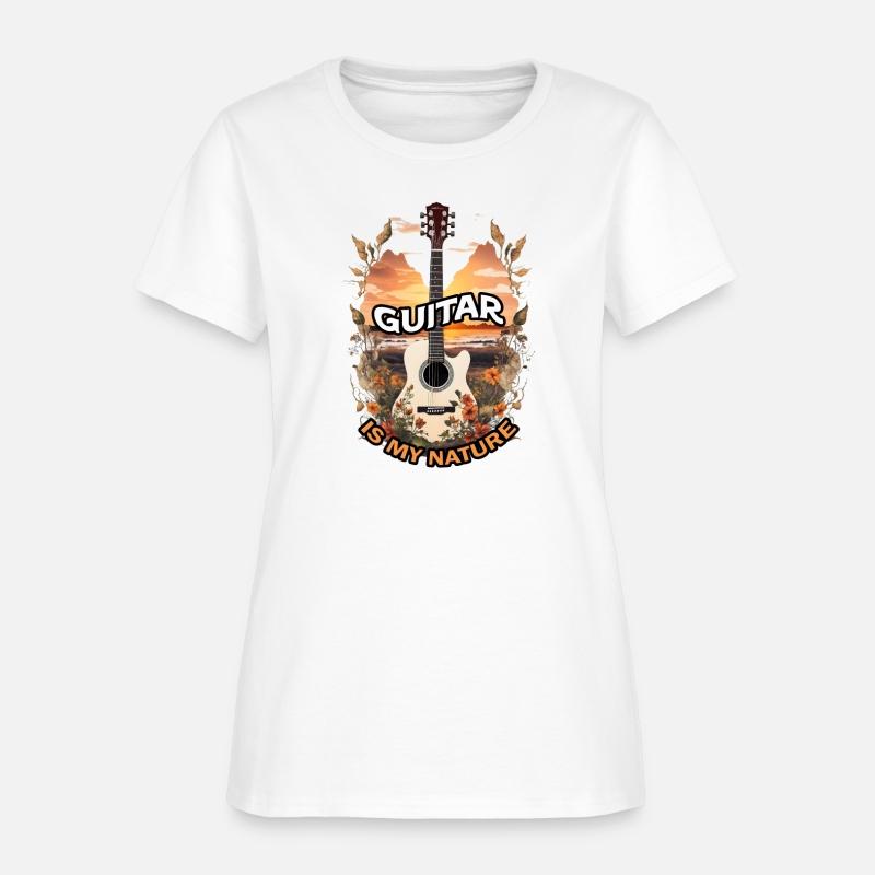 Guitar Typography T shirt Design