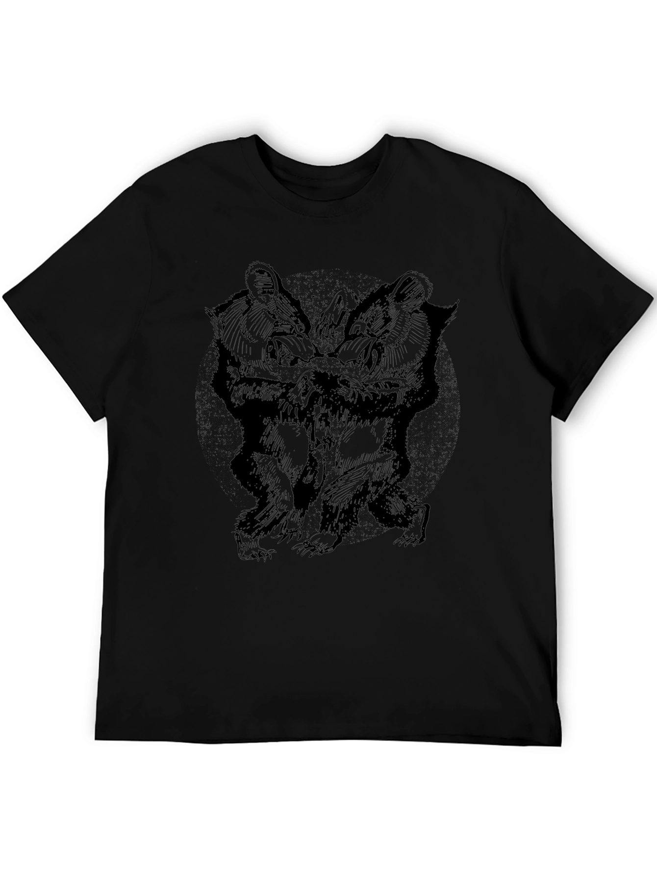 Black Bears Graphic T-Shirt - Mens Crew Neck