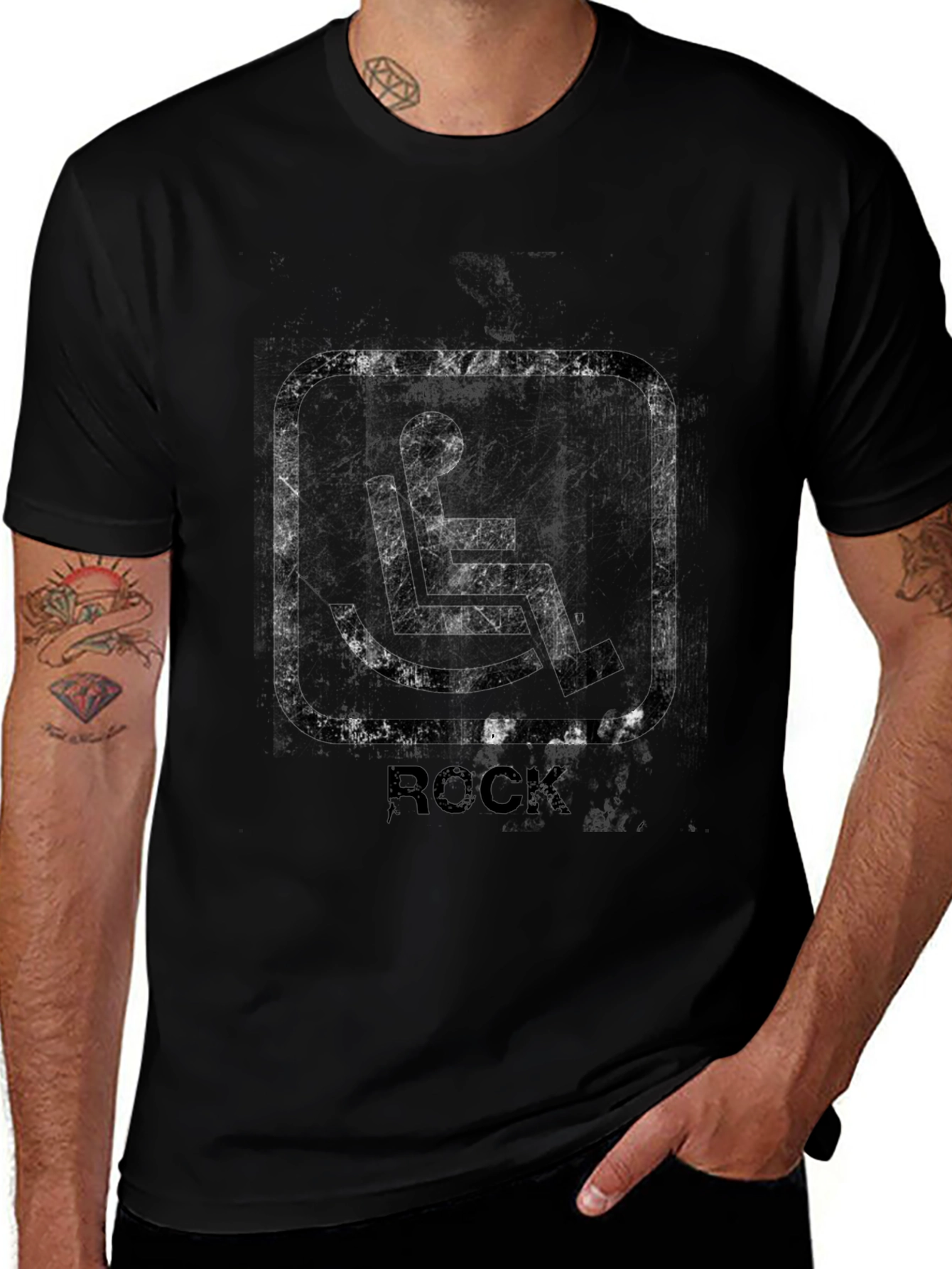 Rock Wheelchair T-Shirt