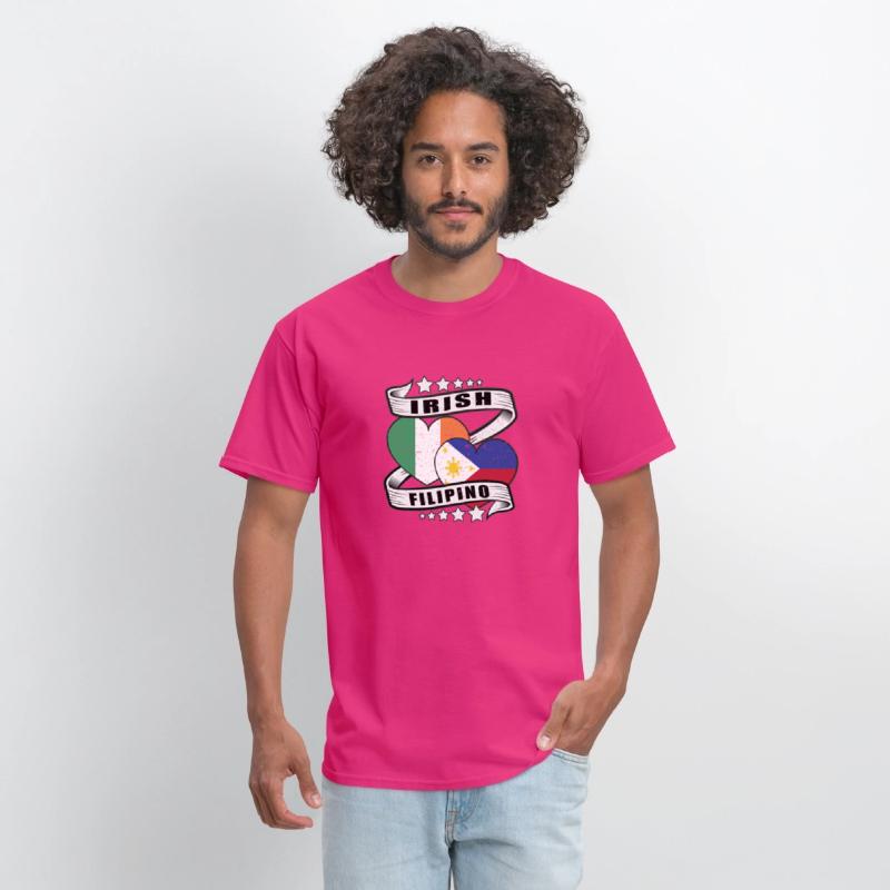 Half Irish Half Filipino Flag shirt Irish Filipino